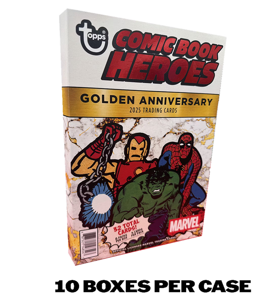 2025 Marvel Comic Book Heroes 1975 Golden Anniversary - Hobby Box - Sealed Case