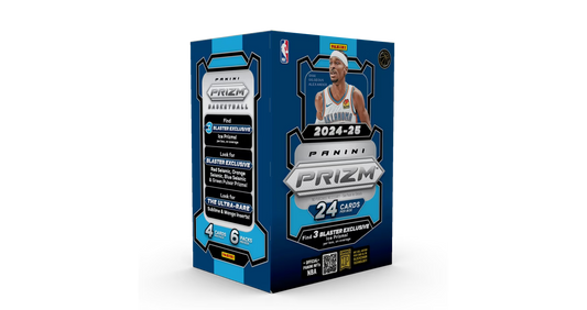 Panini Prizm 2024-25 NBA Blaster Box Trading Cards Blue 24 pc