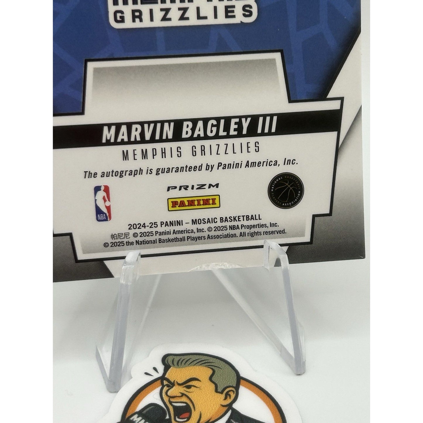 2024-25 Panini Mosaic Marvin Bagley III Scripts Auto #MS-MBT