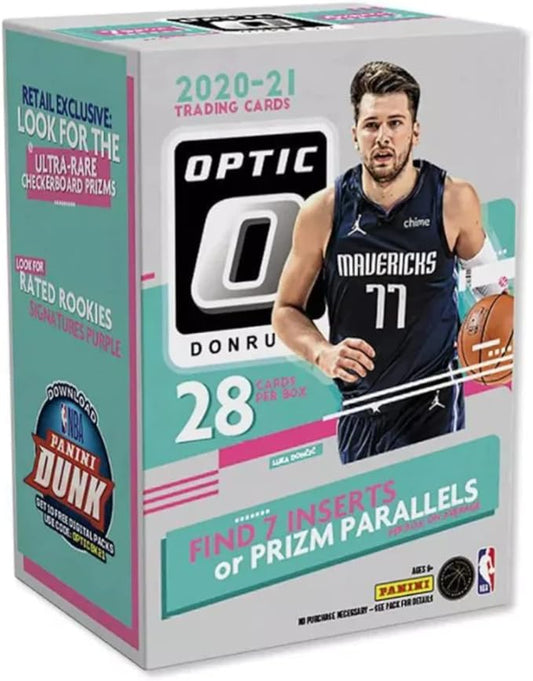 2020 21 Panini Optic Donruss NBA Trading Cards Blaster Box