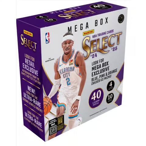 2024-25 Panini Select NBA Basketball Cards Mega Box