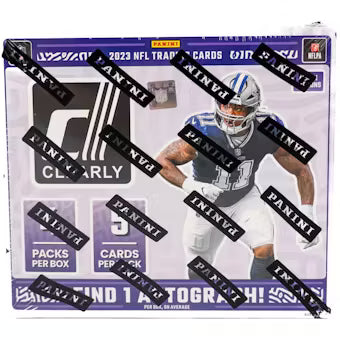 2023 Panini Clearly Donruss Football Hobby Box