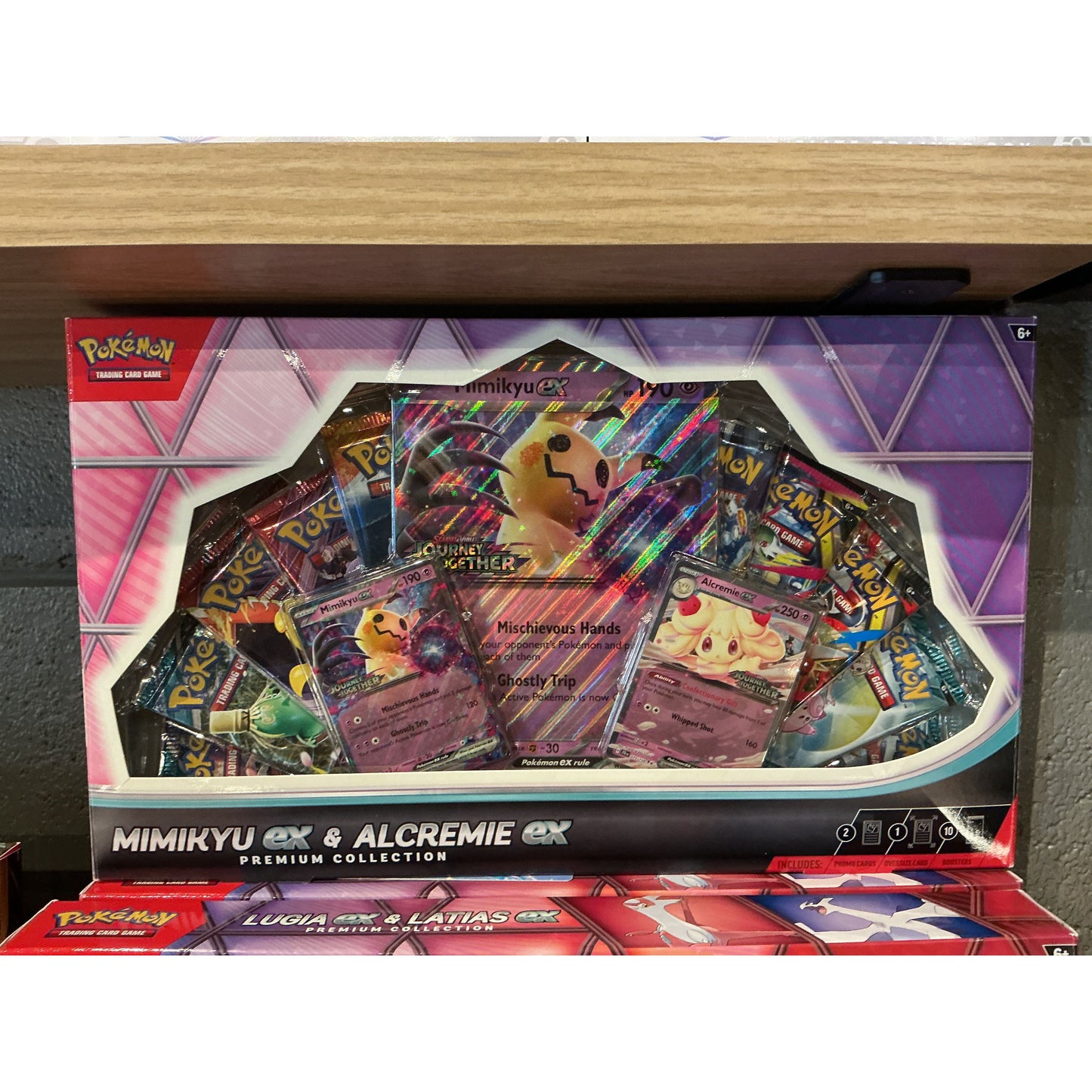 Pokemon Mimikyu ex & Alcremie ex premium collection box