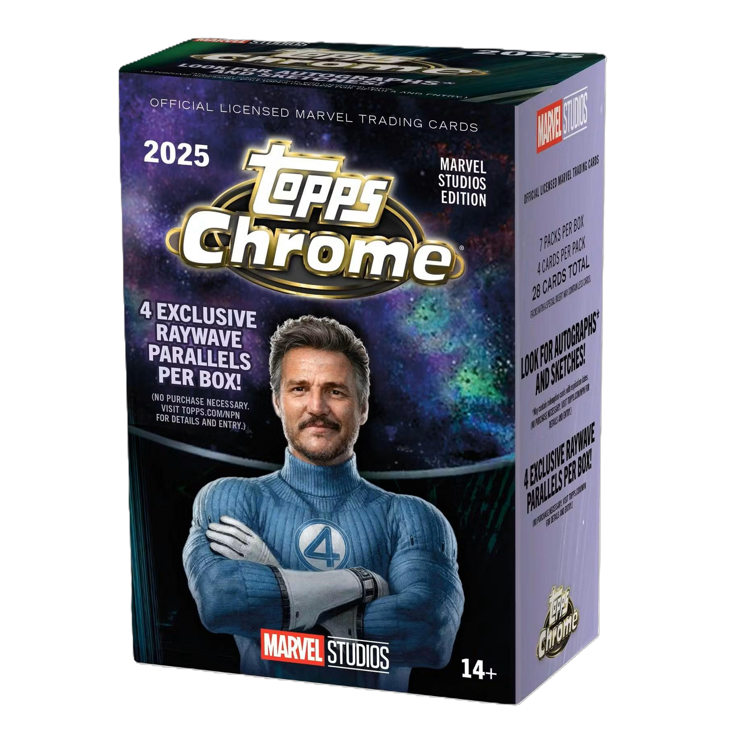 2025 Topps Chrome Marvel Studios Edition Blaster Box