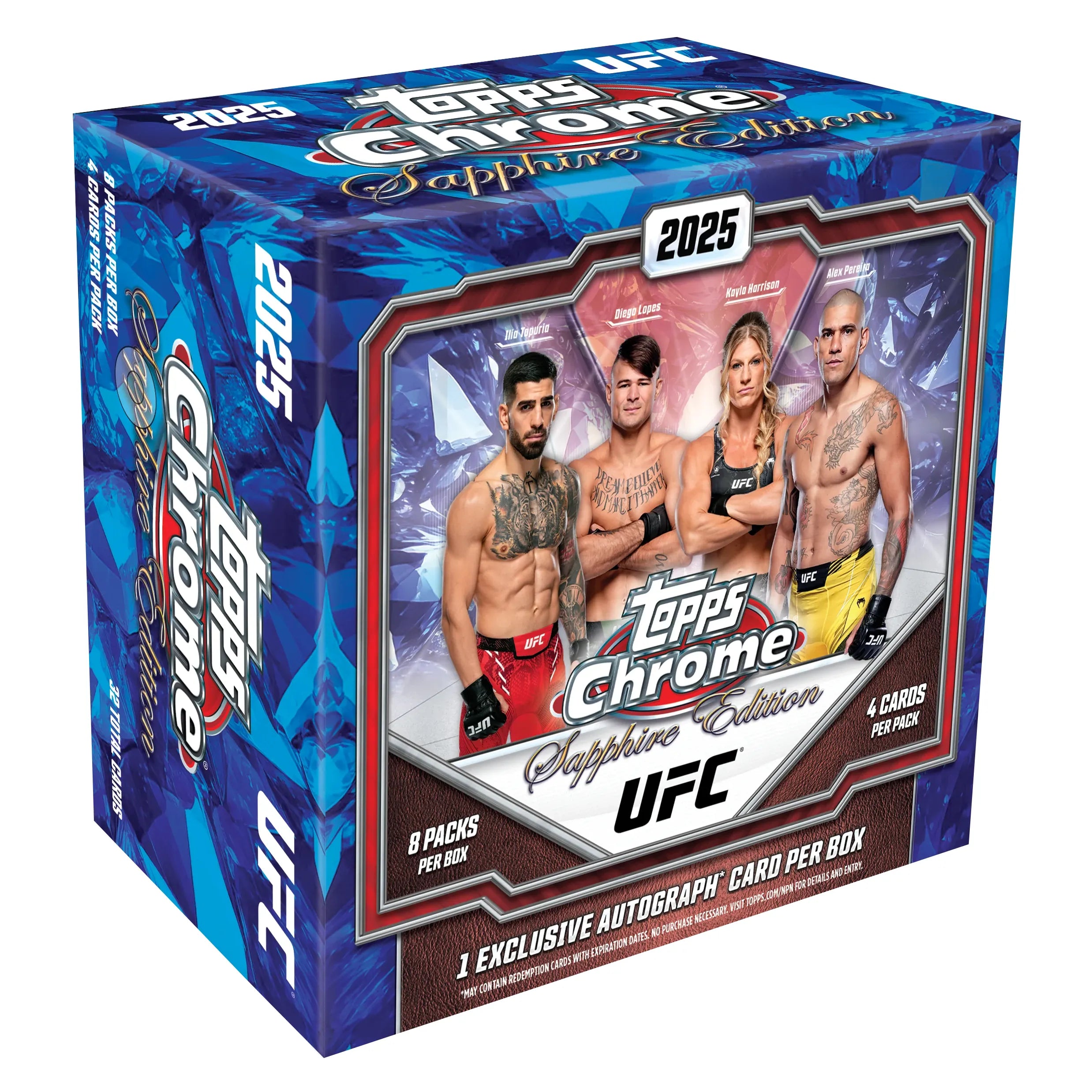 2025 Topps Chrome UFC Sapphire Edition Box