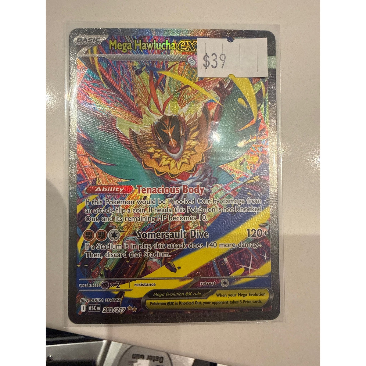 Ascended Heroes Mega Hawlucha ex #283/217