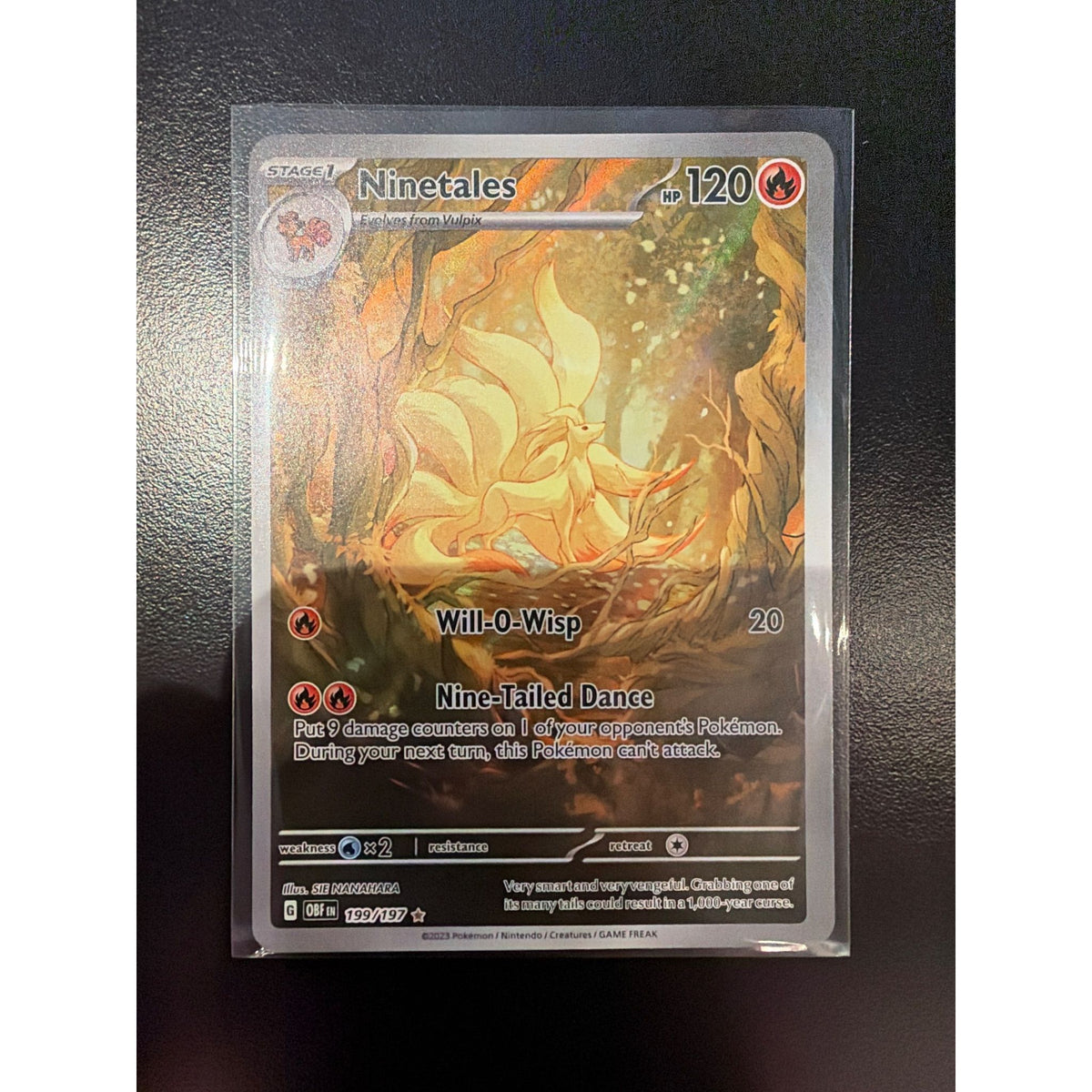 2023 Obsidian Flames Ninetales #199/197