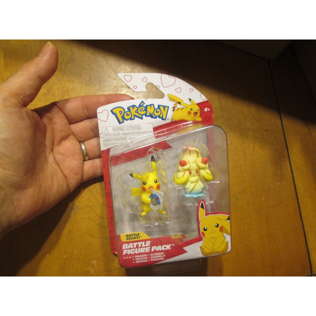 Jazwares Pokemon Battle Figure Pikachu & Alcremie Mini Figure 2-Pack