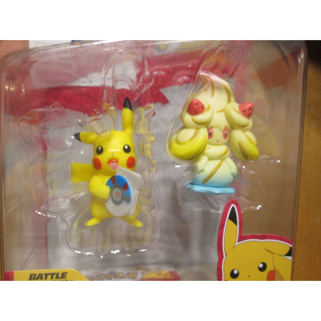 Jazwares Pokemon Battle Figure Pikachu & Alcremie Mini Figure 2-Pack