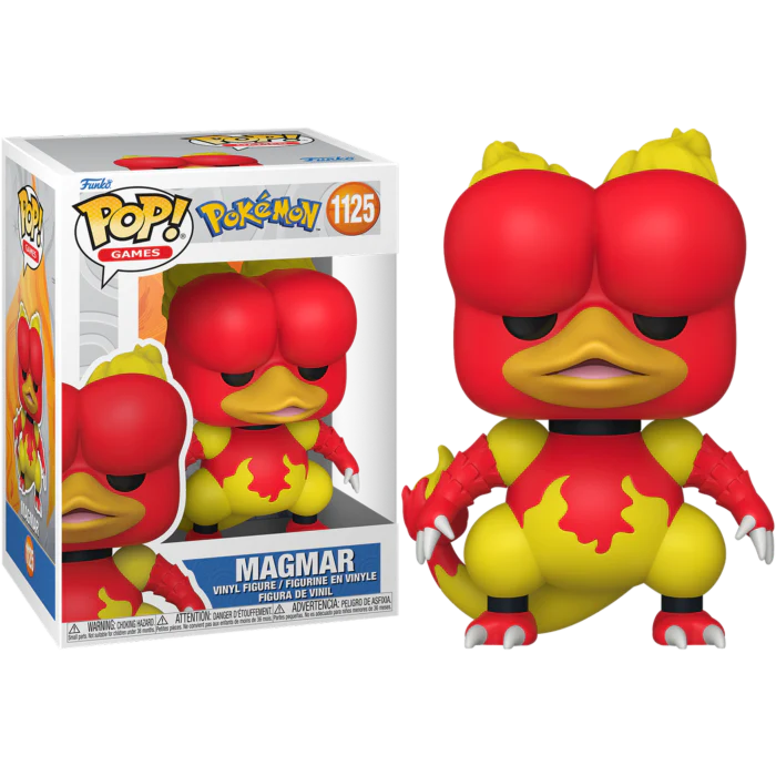 The Funko Pop! Games: Pokémon Magmar Vinyl Figure #1125