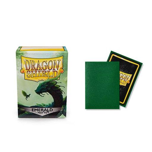 Dragon Shield Matte Card Sleeves Box of 100 - Emerald
