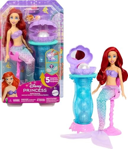 Mattel Disney Princess Ariel Vanity Pop Mermaid Fashion Doll