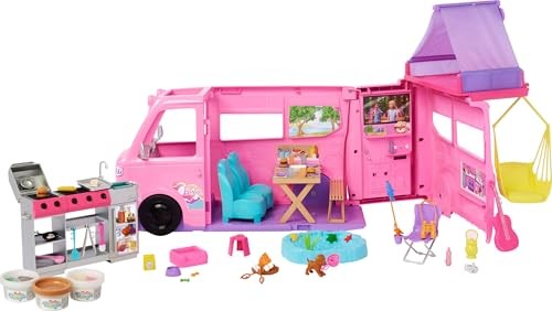 Barbie Dream Camper Playset with Roof Tent