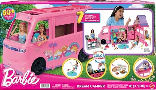 Barbie Dream Camper Playset with Roof Tent
