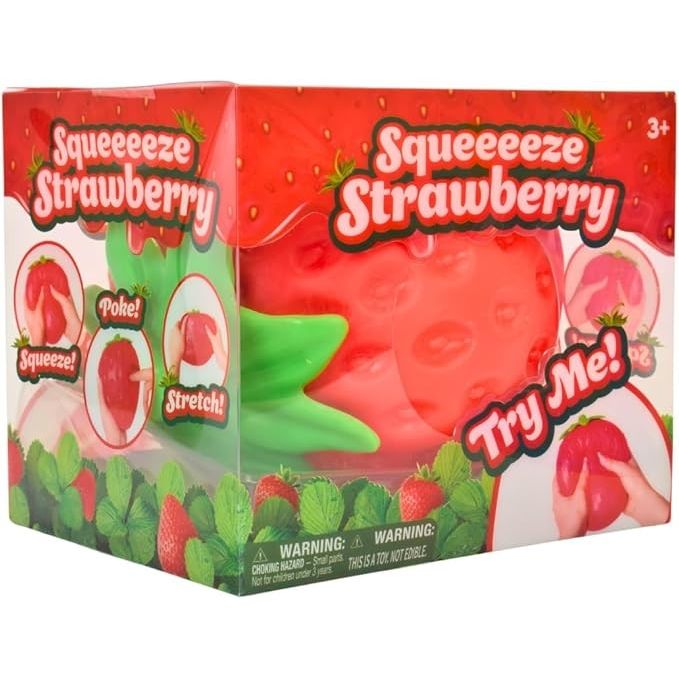 Squeeezy Strawberry Squishy Toy