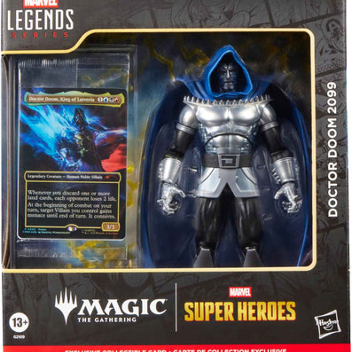 Marvel Doctor Doom 2099 Action Figure With Premium Collectible Card