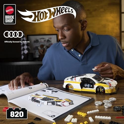 Hot Wheels Mattel Brick Shop Elite Audi R8 LMS