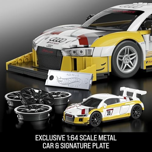 Hot Wheels Mattel Brick Shop Elite Audi R8 LMS
