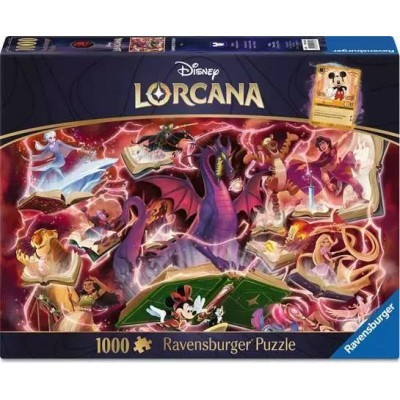 Ravensburger Disney Lorcana Glimmers of the Realm Ruby 1000-Piece Puzzle