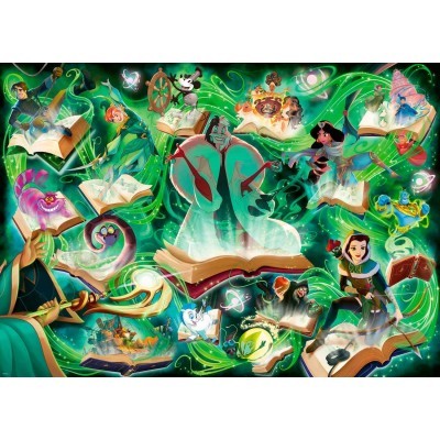 Ravensburger Disney Lorcana Glimmers of the Realm Emerald 1000 Piece Jigsaw Puzzle