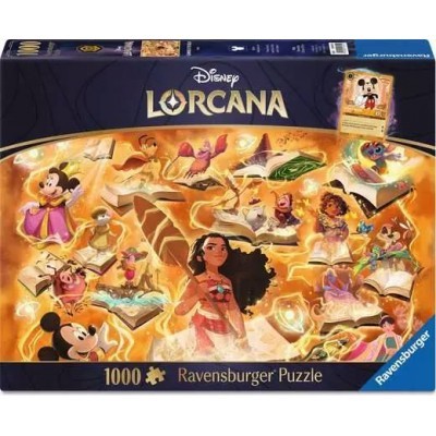 Ravensburger Disney Lorcana Glimmers of the Realm Amber Jigsaw Puzzle 1000 Pieces