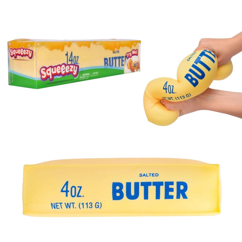 Squeeezy Stick of Butter Squishy Toy