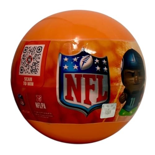 SqueezyMates Party Animal 1 NFL Football Series 6 Jumbo Squeezy Mate Capsule 4-Inch