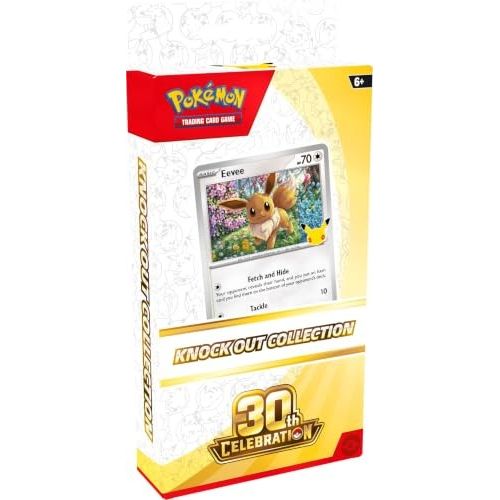 Pokémon 30th Celebration Knock Out Collection Eevee Foil Card