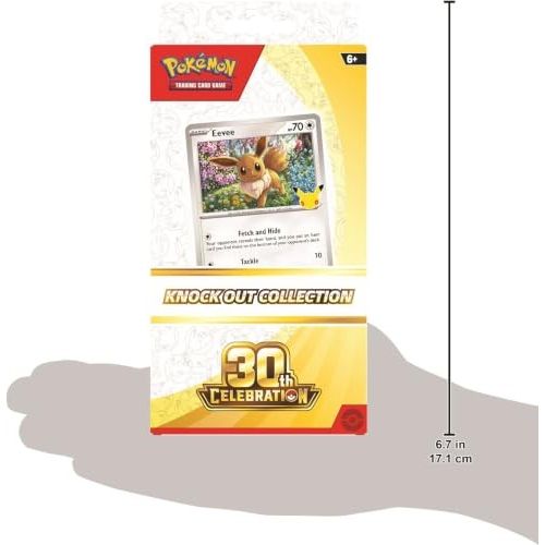 Pokémon 30th Celebration Knock Out Collection Eevee Foil Card