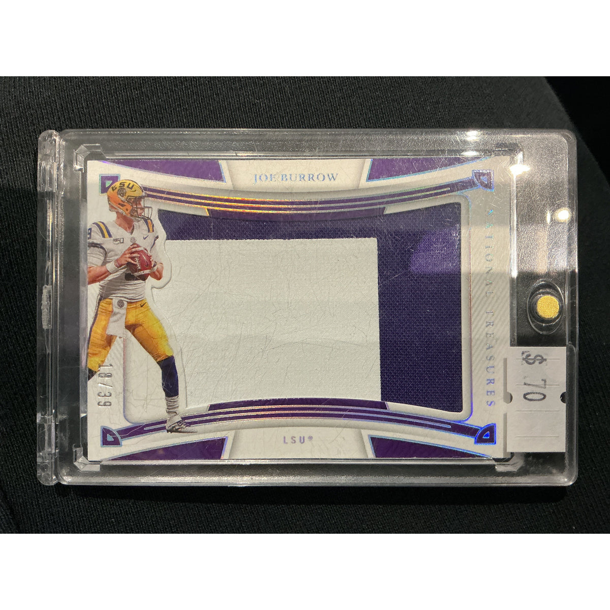 Joe burrow national treasures 19/39  SL-JOB