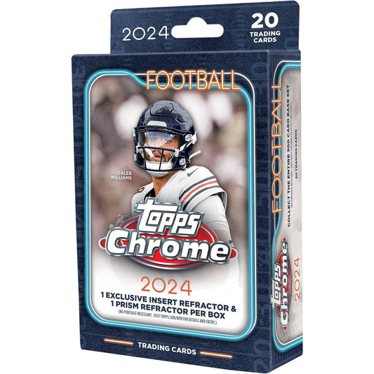 2024 Topps Chrome NFL Football Hanger Box