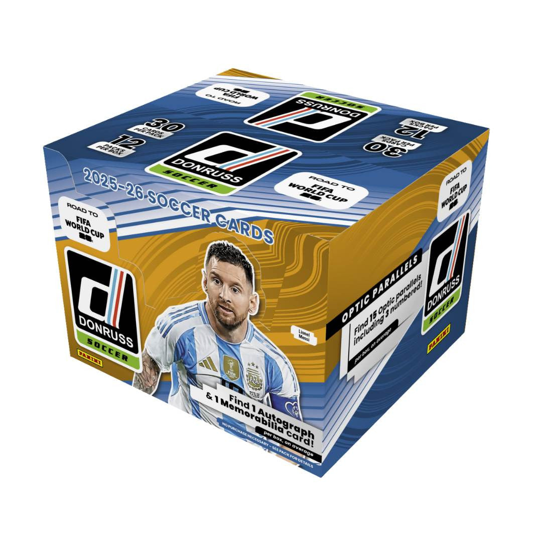 2025/26 PANINI DONRUSS ROAD TO FIFA WORLD CUP SOCCER HOBBY BOX