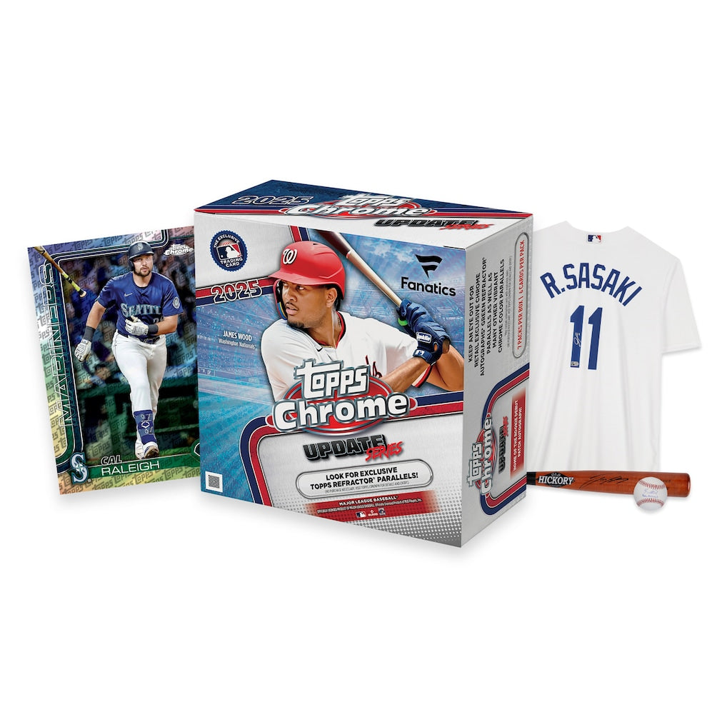2025 Topps Chrome Update Series Mega Box - Fanatics Exclusive