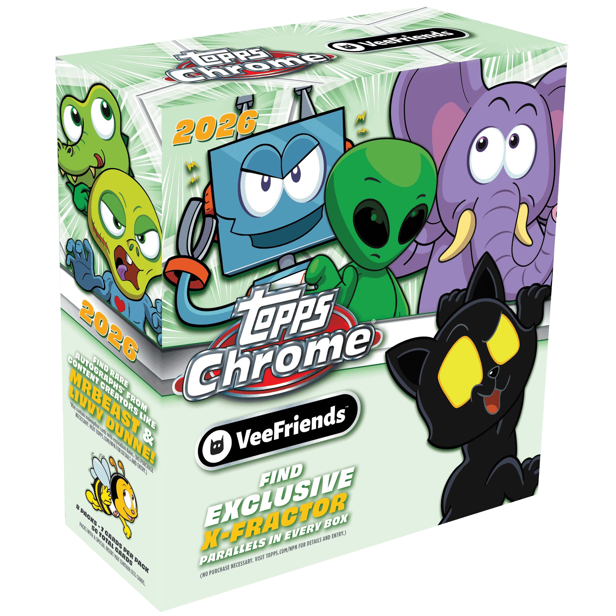 2026 TOPPS CHROME VEEFRIENDS MEGA BOX
