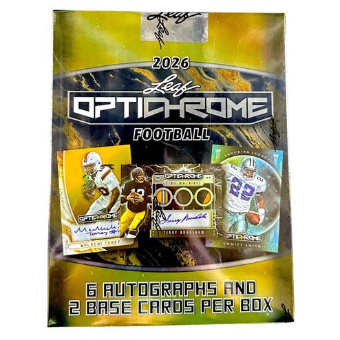 2026 LEAF OPTICHROME FOOTBALL HOBBY BOX
