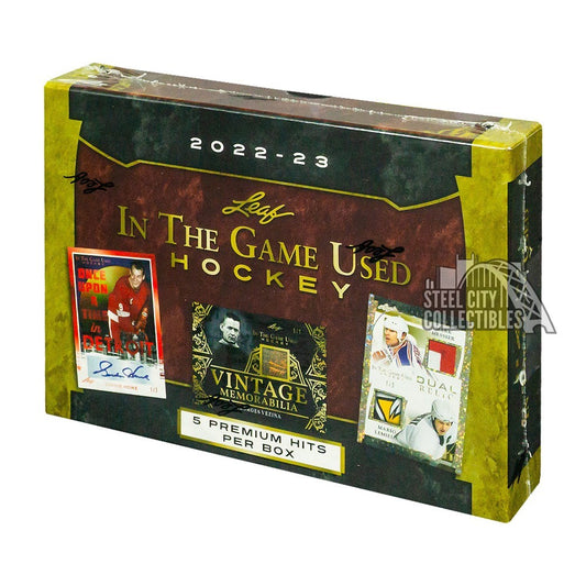 2022-23 Leaf In The Game Used Hockey Hobby Box