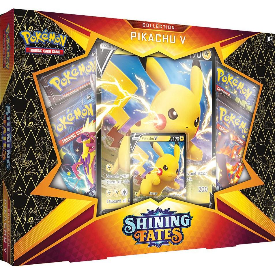 Pokémon Shining Fates Pikachu V Collection Box