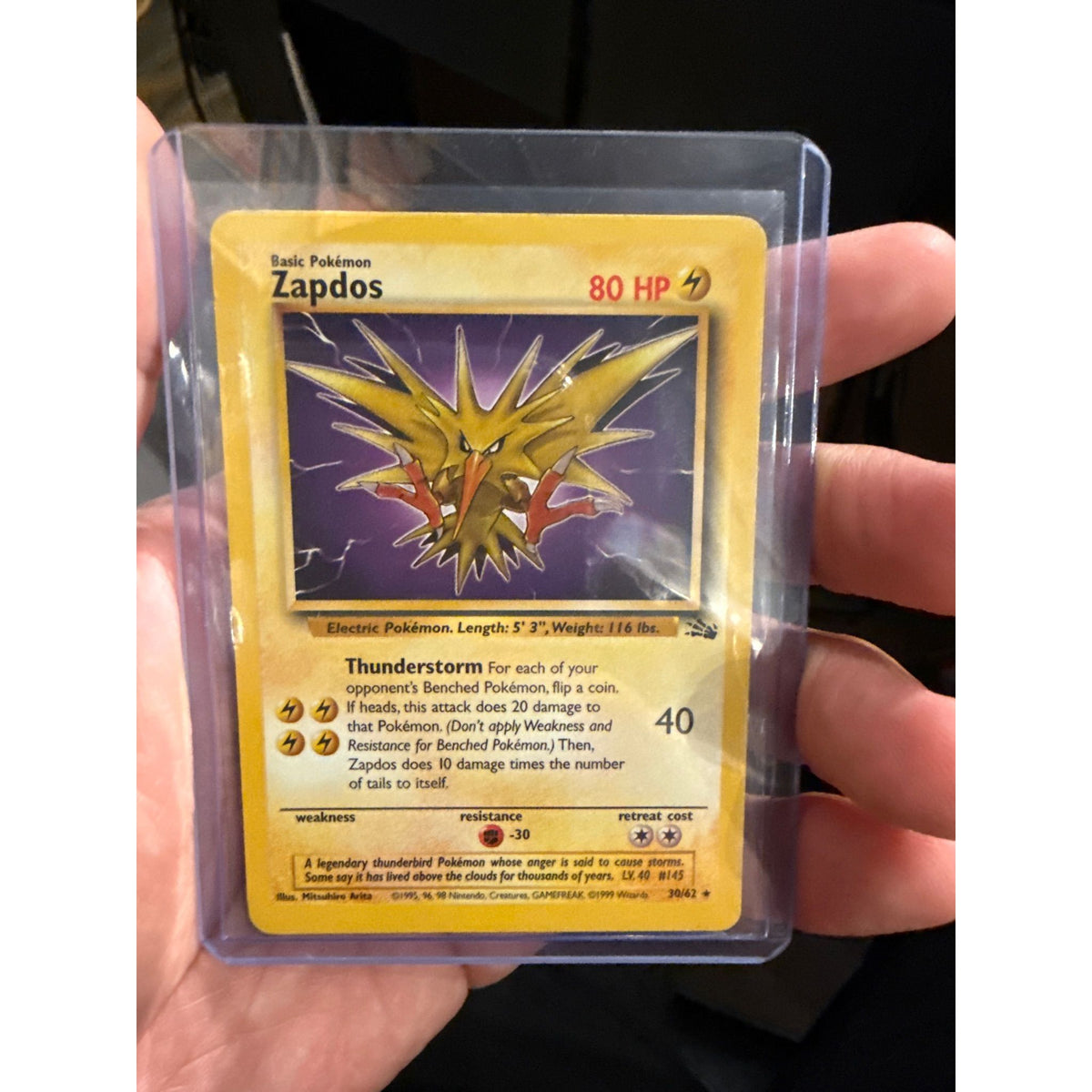 1999 Zapdos #30/62