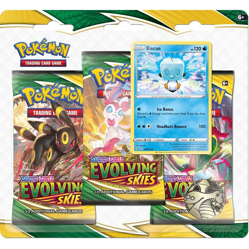 Evolving Skies 3 Pack Blister : Eiscue