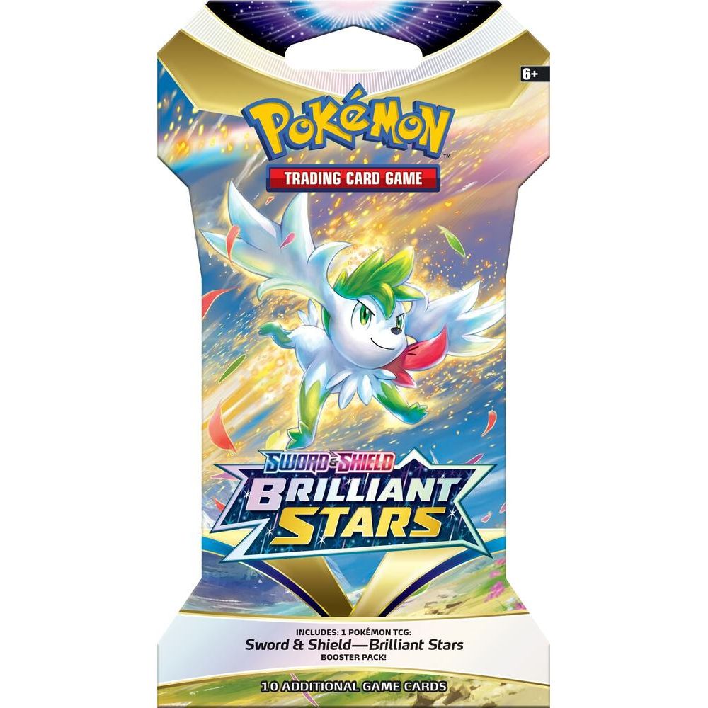 Pokémon Sword & Shield Brilliant Stars Sleeved Booster