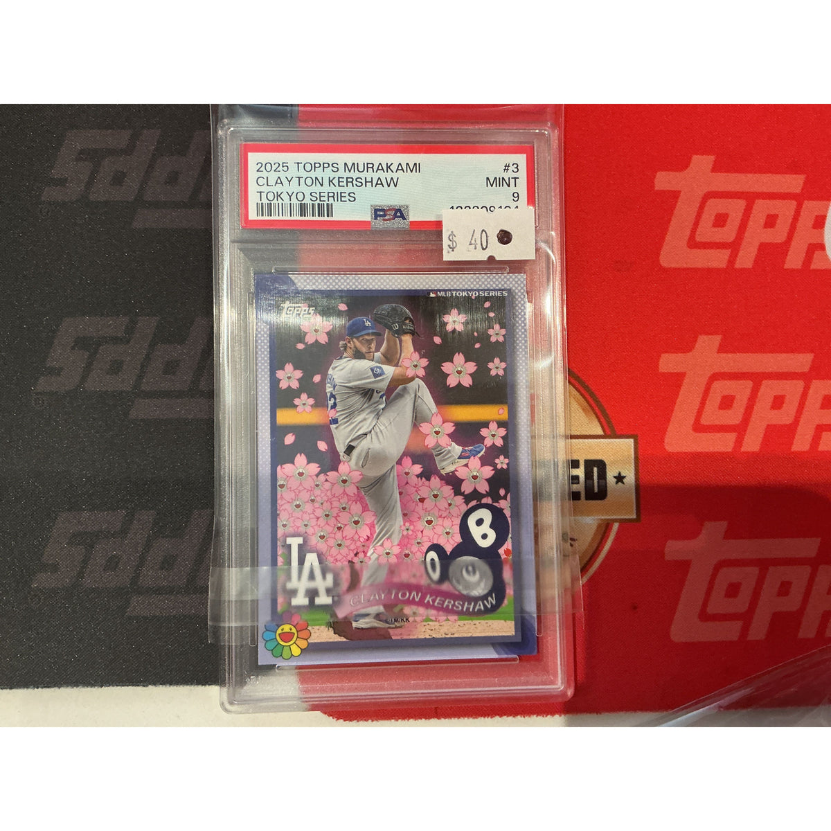 2025 Topps Murakami Clayton Kershaw Tokyo Series PSA 9