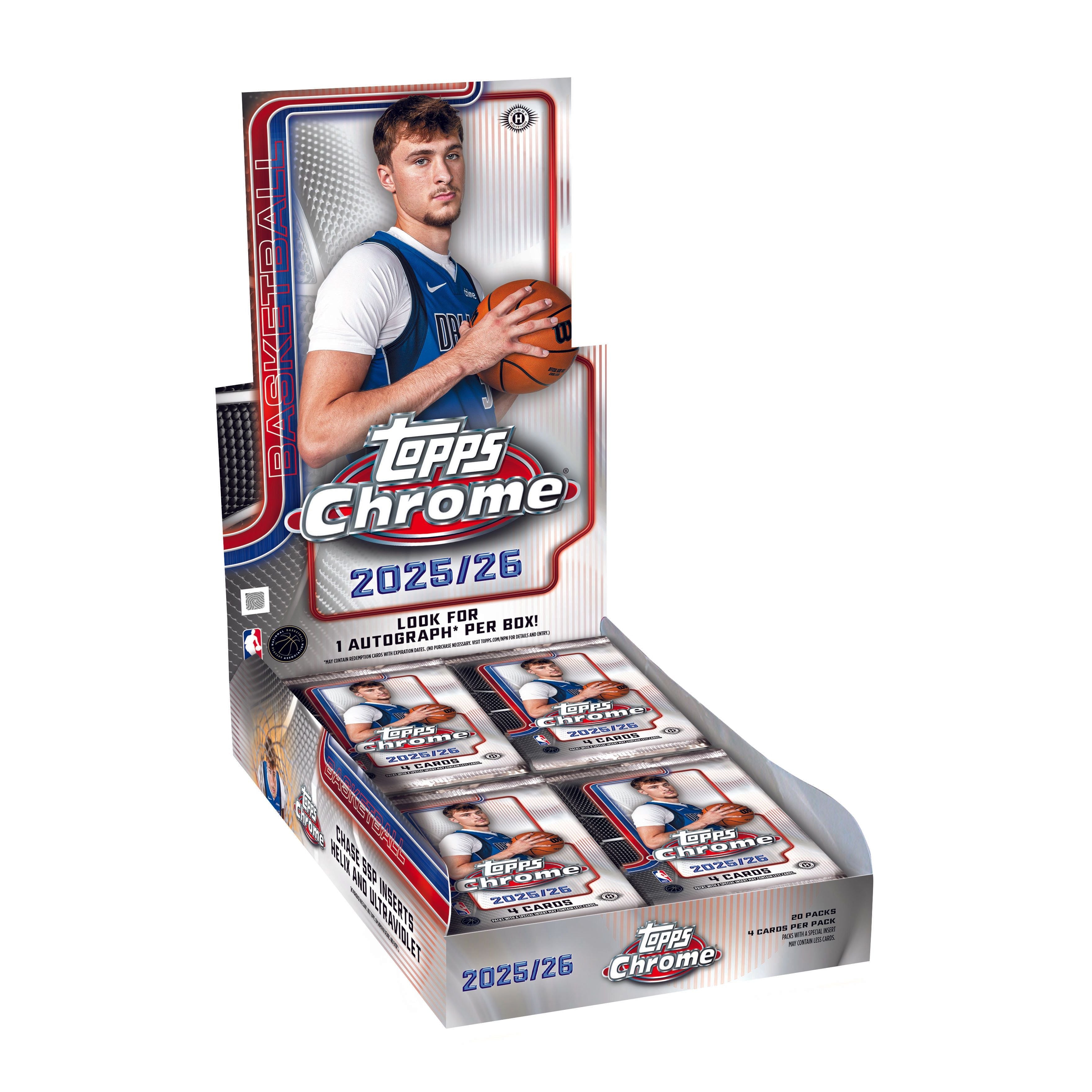 2025-26 Topps Chrome Basketball Hobby Box