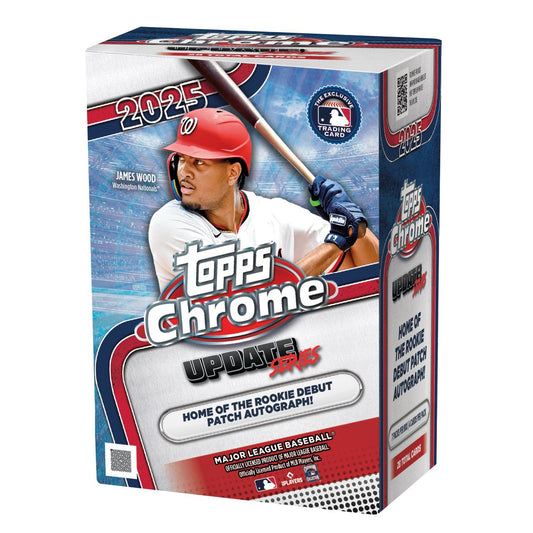 2025 Topps Chrome Update Series Baseball Blaster Box