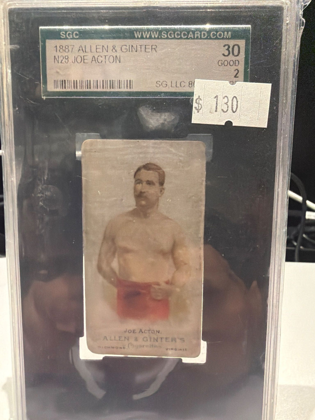 1887 Allen & Ginter N28 Joe Acton