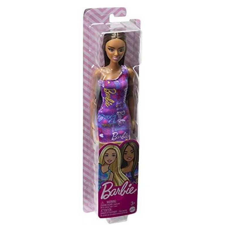 Barbie Fashion Doll with Purple Heart Outfit & Unique Looks