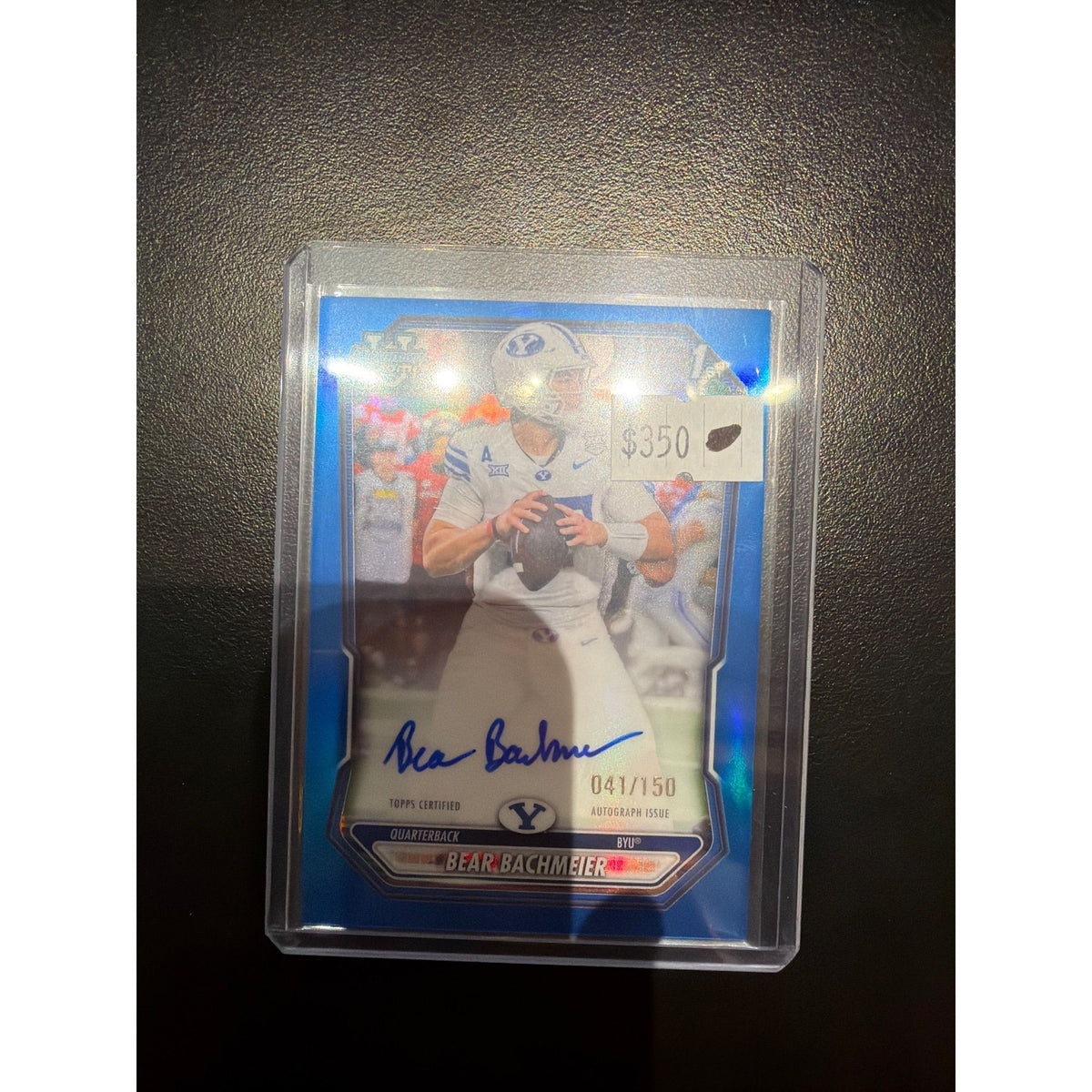 Bear Bachmeier 1st Bowman Blue Chrome Auto