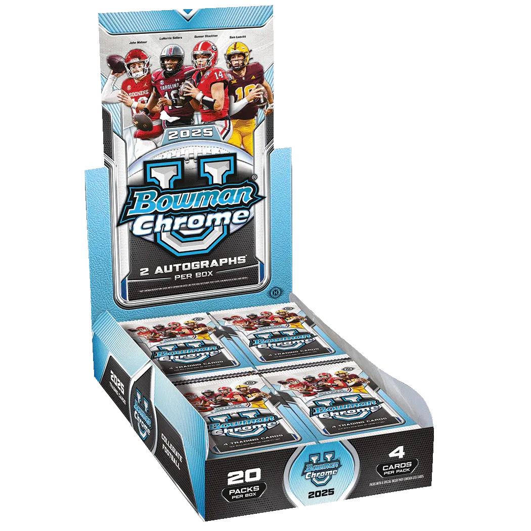 2025 Bowman University Chrome® Football - Hobby Box