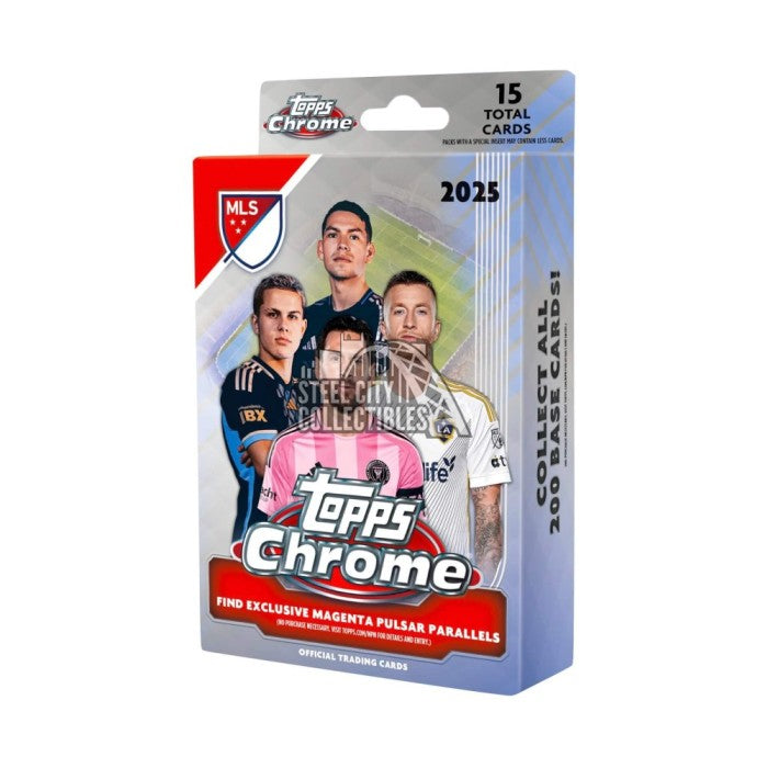 2025 Topps Chrome MLS Soccer Hanger Box