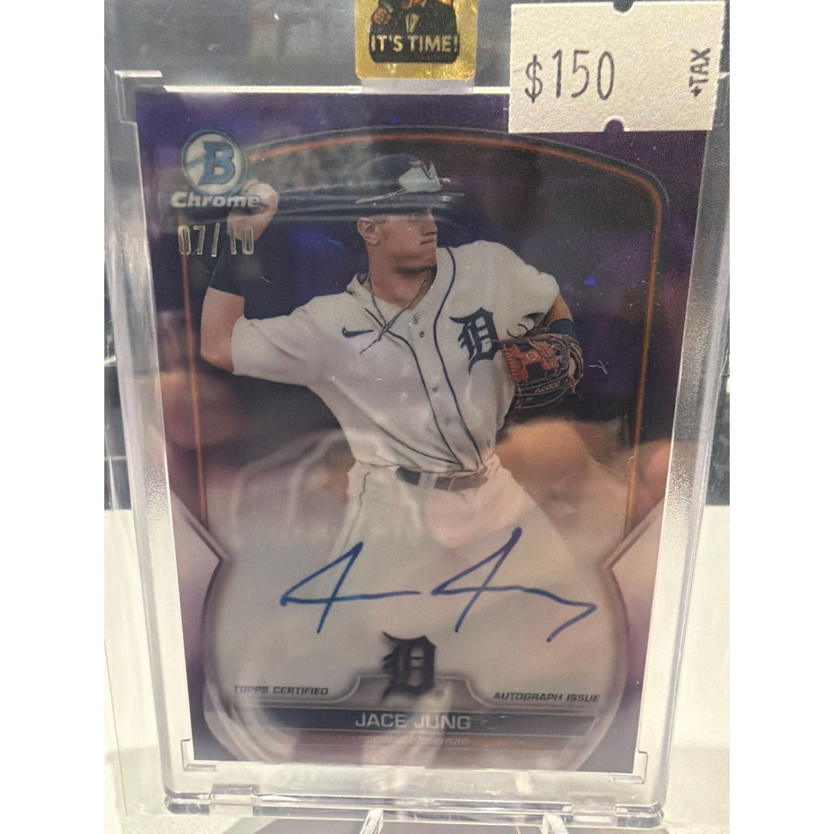 2026 Bowman Chrome Jace Jung Purple Refractor /10