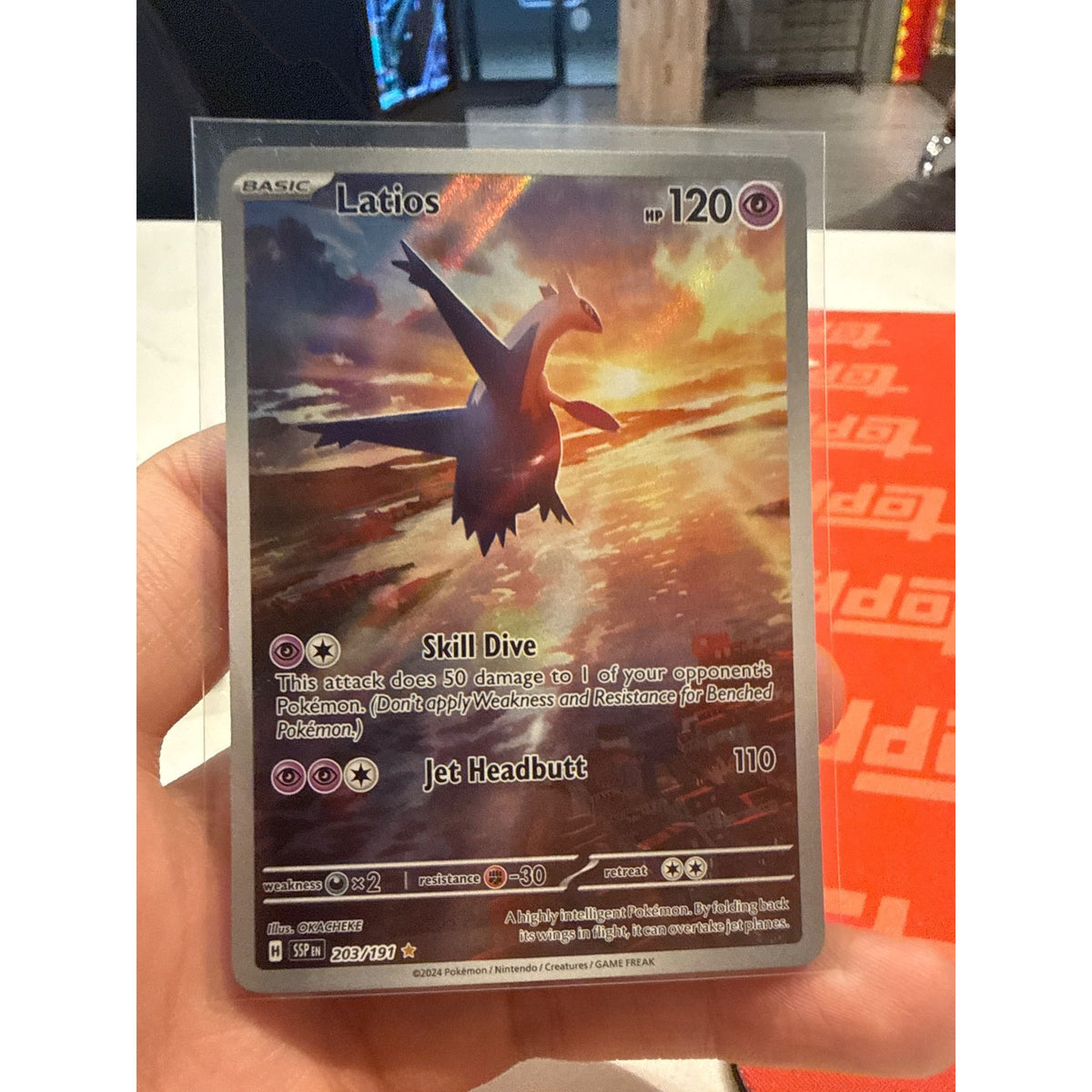 2024 Surging Sparks Latios #203/191